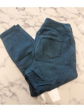 Torrid Teal Green Stretch Skinny Denim Jeans Plus Size Women’s Size 20 Regular